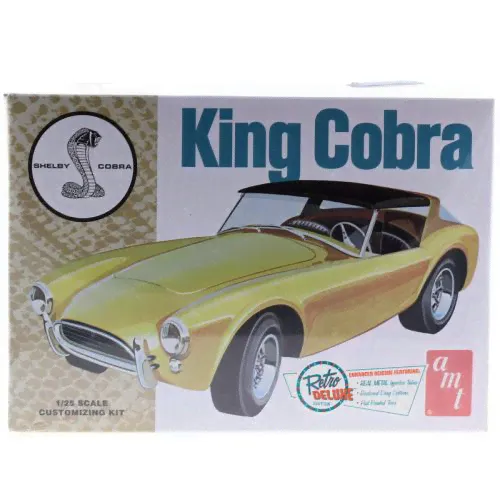 Склеиваемая пластиковая модель автомобиля AMT Shelby Cobra 289 Roadster 1:25-1