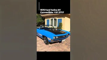 1970 Ford Torino GT Convertible! 1 OF 37! #fordtorino