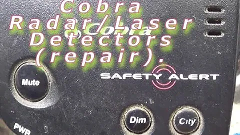 Cobra Radar/Laser Detectors (repair).