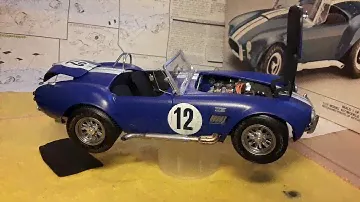 Shelby cobra 427 AMT model kit, la finale