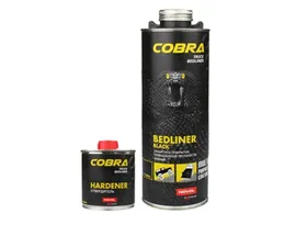 Защитное Покрытие «Novol» Cobra Truck Bediner с Отвердителем, Чёрное 600мл (9036400)